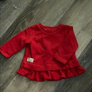 Red Long Sleeve Kids Top